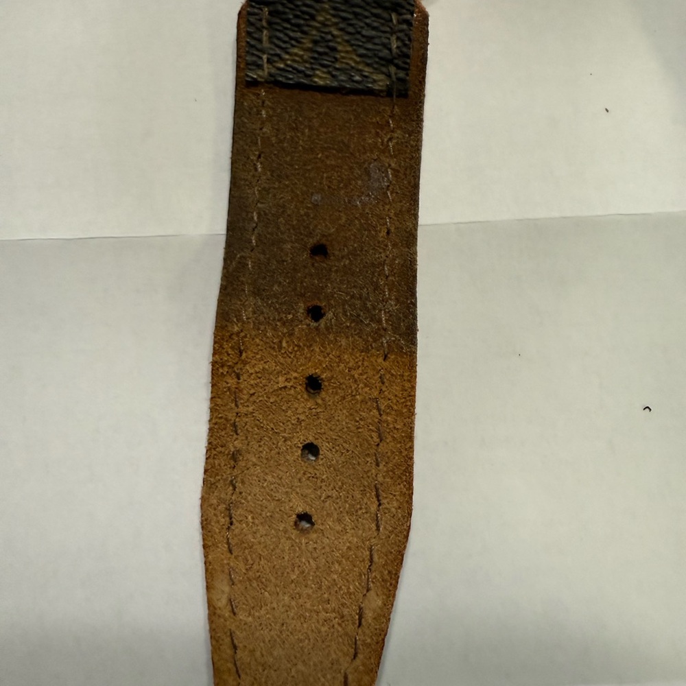 Louis Vuitton Brown and Gold Watch Strap - Picture 5 of 5